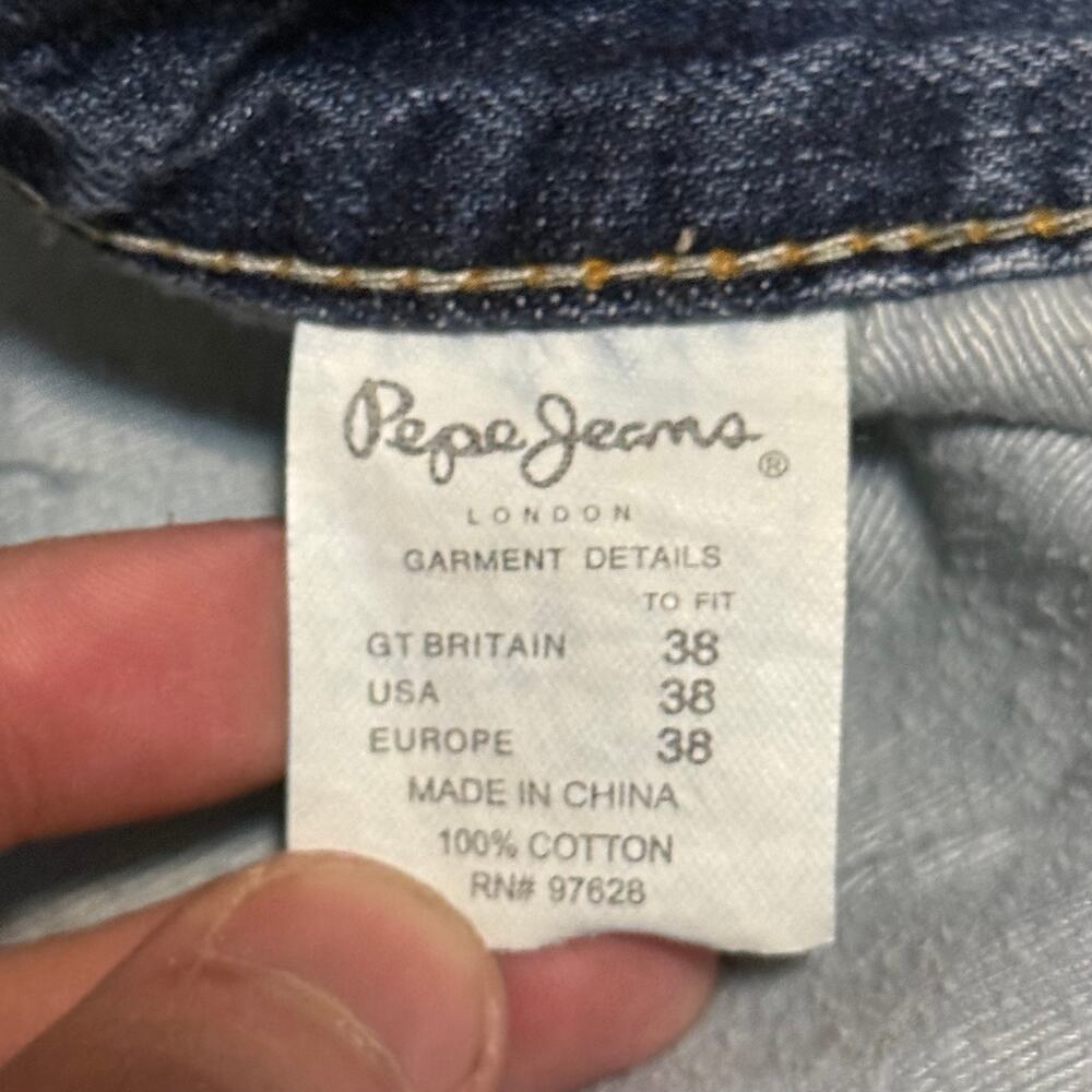 Vintage Pepe Jeans London Baggy Jeans Size 38x33 Y2K - Picture 6 of 6